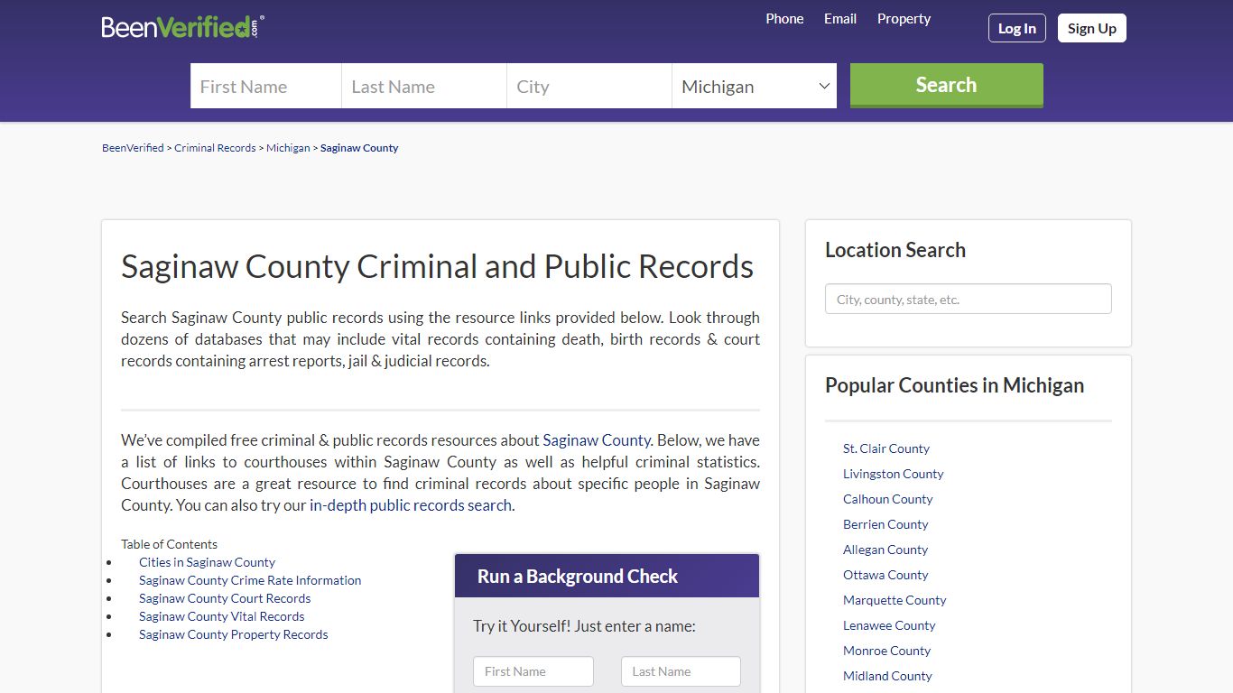 Saginaw County Arrest Records in MI - Court & Criminal ...